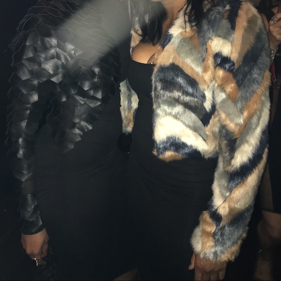 Faux Multicolored Fur - Picture 5 of 6